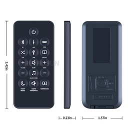 Replacement Remote Control for JBL Bar Studio 2.0 Channel Soundbar BT-0520