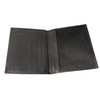 Jadani Car Ticket Wallet Made of Soft Cowhide Leather, black,