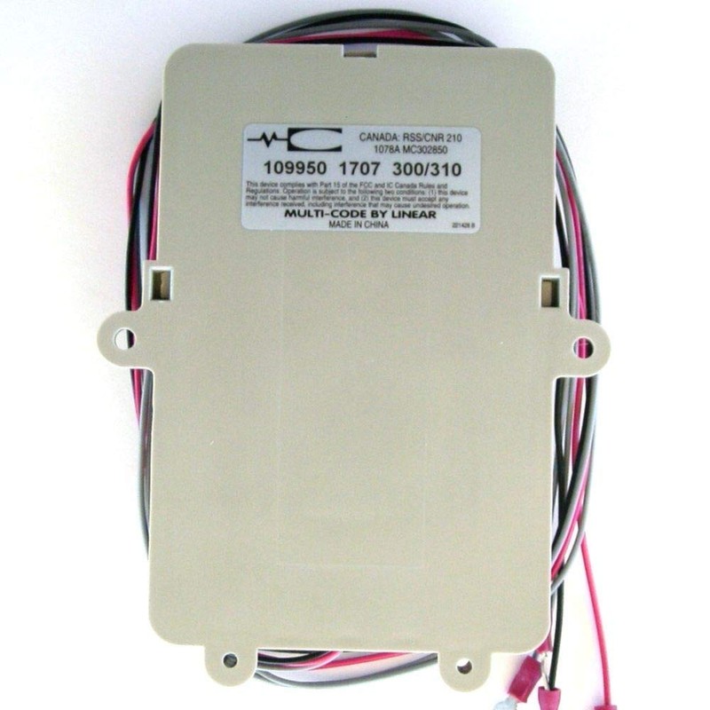 Multi-Code 1099 12 24-Volt Gate Radio Receiver MultiCode 109950 Linear