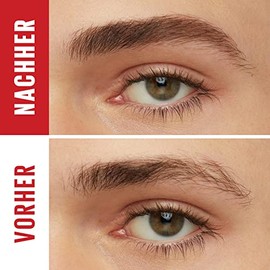Maybelline New York Eyebrow Gel, For Thicker Looking and Shaped Eyebrows, Smudge-proof and Waterproof, Tattoo Brow 36H Styling Gel, No. 257 Medium Brown, 6 ml