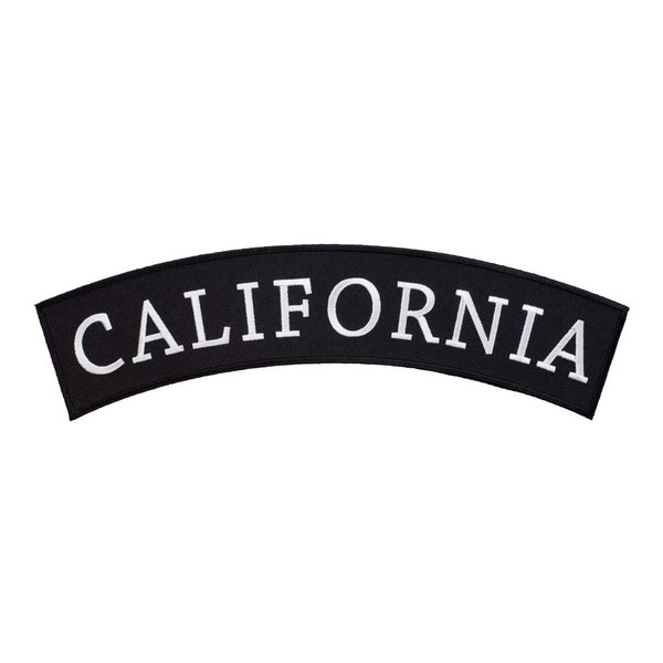 PatchStop State of California Top Rocker Large Back Patches for