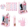 Bophy Girls' Dress up Storage with Light & Mirror, Kids