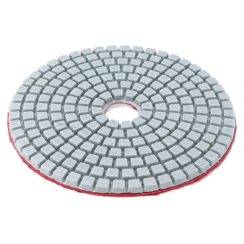 5Pcs 4in Diamond Wet Polishing Pads Soft Grinding Disc Kit