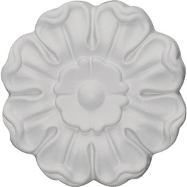 Ekena Millwork ROS03X03HE 3 7/8-Inch Od X 5/8-Inch P Helene Rosette
