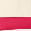 Printstar TWT Canvas Two-Tone Tote S 00780-TWT_S, Natural × Hot