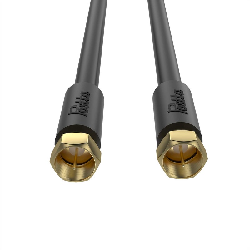 Postta Coaxial Cable(40 Feet) Triple Shielded Digital RG6 Antenna Cable