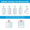 COOWIZ Portable Air Conditioner Window Kit，Ac Window Seal Kit 400cm，Ac