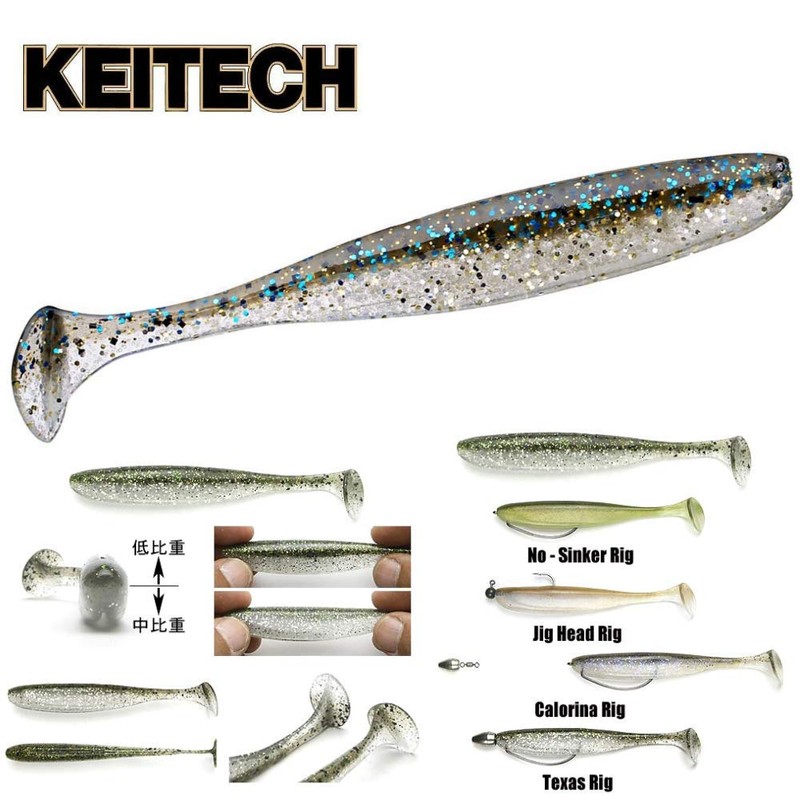 KEITECH Easy Shiner 76 mm, 100 mm, 114 mm, 127