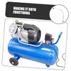 SHINEOFI 2pcs Aluminum Air Compressor Lightweight Durable Replacement Parts Compatibility