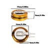 VGOL 4pcs 0.22F 5.5V Super Capacitor Pitch 5mm Button Capacitance