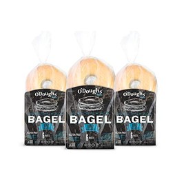 O'Dough Thins Gluten Free Bagels, Original, 100 Calorie Bagels, Presliced, 10.58 Ounce [3 Packs]
