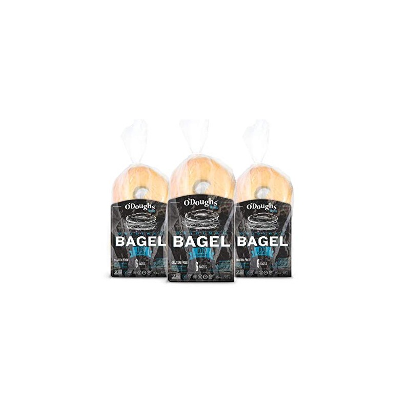 O'Dough Thins Gluten Free Bagels, Original, 100 Calorie Bagels, Presliced,