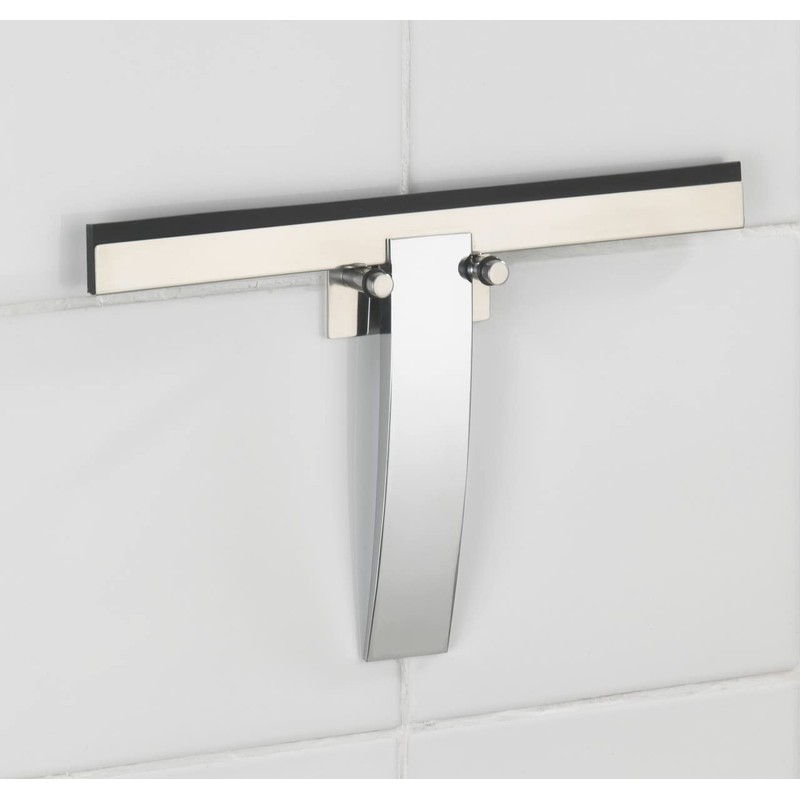 Wenko 18172100 Bathroom wiper Gela, shiny for bath and shower,