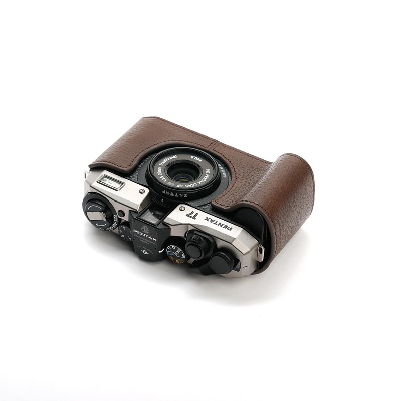 TP Original Body Half Case for Pentax 17, Dark Brown