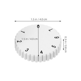 STOBAZA Fridge Knob Replacement 3 Pack Plastic Thermostat Control for Freezer and Appliances