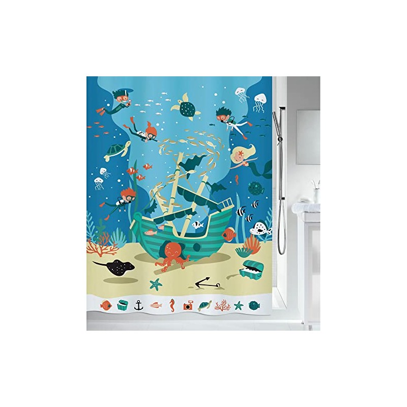 Spirella Polyester Shower Curtain