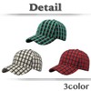 White Fang CZA304 Checkered Cap, Casual Design, Hat, Checkered Pattern,