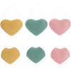 Esponja Facial de Corazón para Limpieza Profunda Exfoliante, 3 Piezas