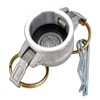 2 pcs Aluminum Camlock Fittings (3/4" Part DC) Cam Groove