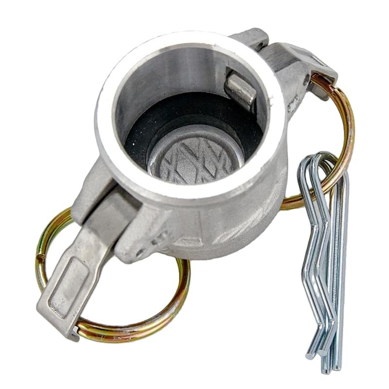 2 pcs Aluminum Camlock Fittings (3/4" Part DC) Cam Groove