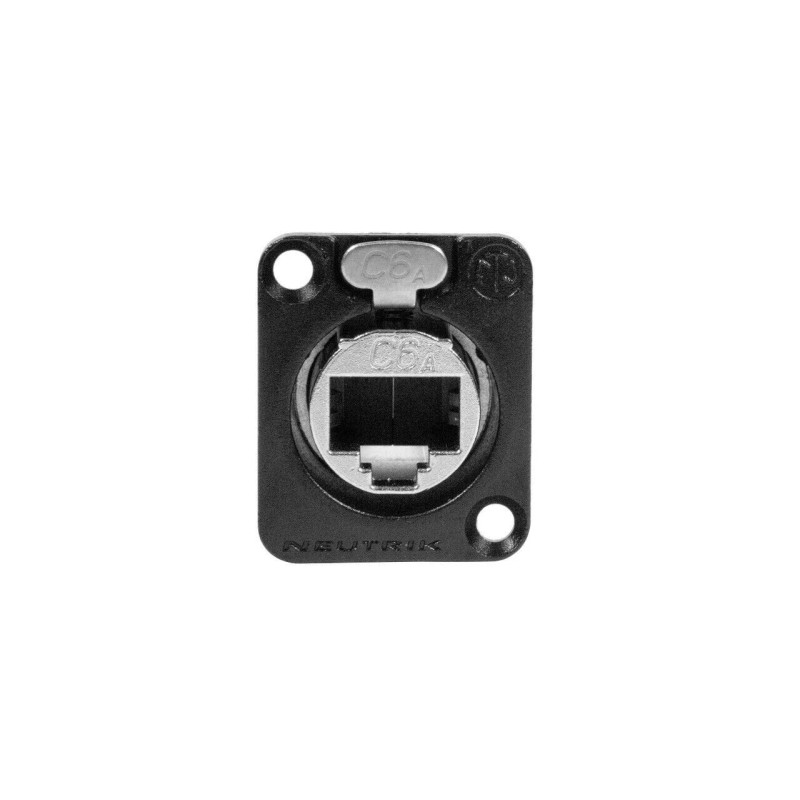Neutrik etherCON Ethernet CAT6A Pass Through Panel Connector-NE8FDX-P6-B