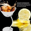 150ml Stainless Steel Martini Cocktail Glass Copper Plated Metal Wine