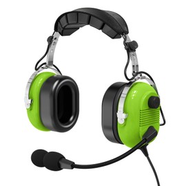 Renastar 24dB Passive Noise Cancelling Headphone for Flight Traning Students, General Aviation Headset for Pilots