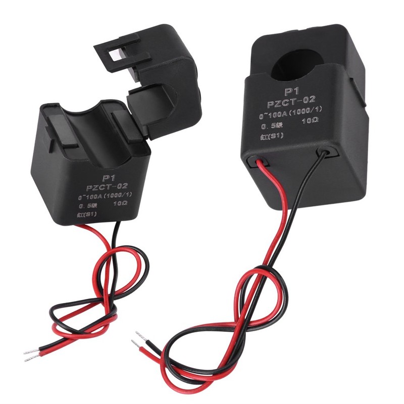 Ballast Current Transformer Coil Sensor PEACEFAIR PZCT-02 Split Core 100A