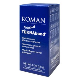ROMAN Products 015398 Teknabond 8 oz. Wall Size/Adhesive, White (1-Pack) (‎015398-1)