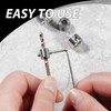 8-piece depth stop ring set, drill depth limiter limit the