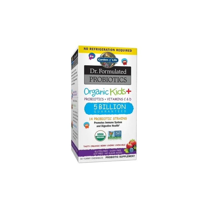 Niños Probioticos Prebioticos Enzimas 60 Gomitas Eg E45 Sabor Berry