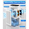 Dehumidifiers for Home & Basement, 2500 Sq.Ft Small Dehumidifier with