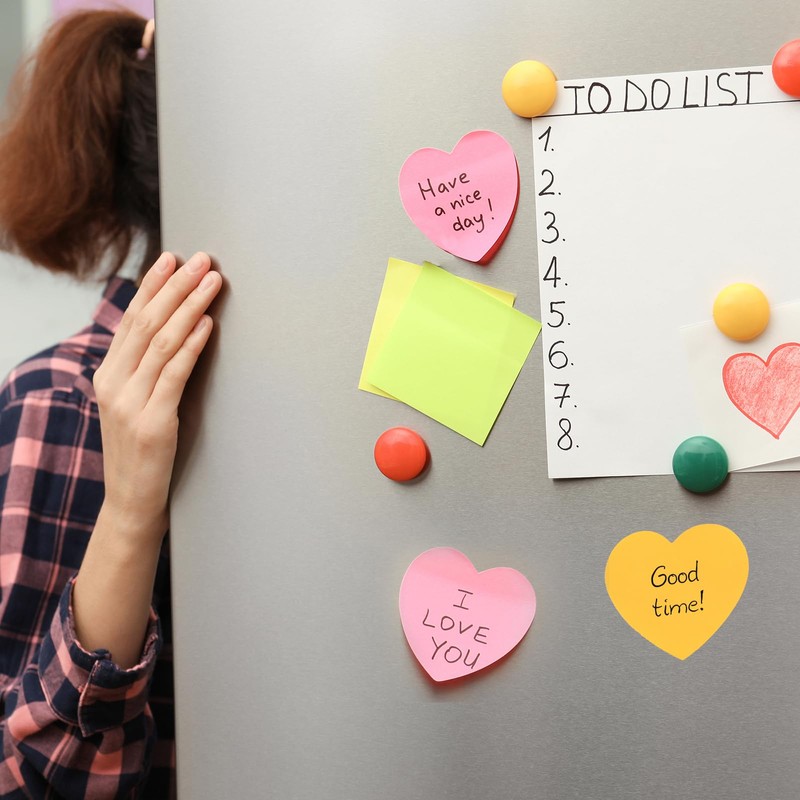 Heart Sticky Notes, 16 Colors 60 Sheets/Pad, 960 Sheets Shape