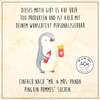 Mr. & Mrs. Panda Personalisierte Foto Postkarte Pinguin Pommes -