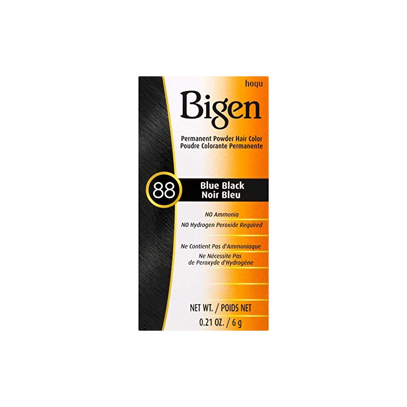 Bigen - Tinte permanente en polvo para cabello 88, azul