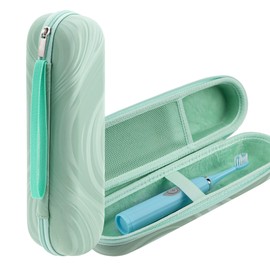 TOCCOOL 歯ブラシ携帯用ケース、 電動歯ブラシ収納ケース、 網目つき電池歯ブラシ収納袋、 携帯用歯ブラシ収納バッグ、フィリップス・ソーカ (緑色)