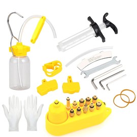 Yakamoz Bike Hydraulic Bleeding Kit, Bicycle Hydraulic Disc Brake Oil Mineral, Mountain Bike Brake Change Hydraulic Kits, Outdoor Cycling Oil Mineral Bicycle Repair Tool