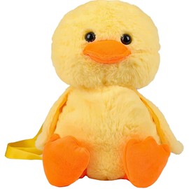 Lefe Liee duck stuffed animal bag, cute duck plush stuff backpack adult decor accessories purse, kawaii unique novelty fun purse duck toy plushie gifts