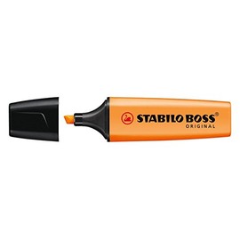 Stabilo Boss Original Refillable Highlighters 2-5 mm Bevelled Tip Pack of 8 Orange