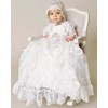 Same White lace Christening Gown dress for baby girl 3Mos