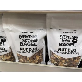 Trader Joe's 3 Packs Trader Joe's Everything But the Bagel Nut Duo Almonds Cashews 8 OZ Each