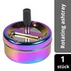 HA Rotary Ashtray Rainbow Shiny 9 cm 133 g