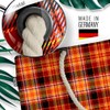 VOID Patterned Plaid Checked Red Yellow Beach Bag Shopper 58