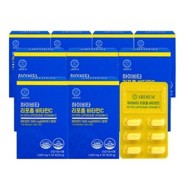 Ardiem 아르디엠 하이비타 리포좀 비타민C 1000mg x 30정 9개 Ardiem High Vita Liposome Vitamin C 1000mg x 30 Tablets 9 Packs