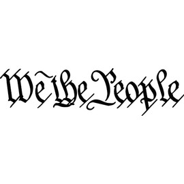 Dabbledown Large We The People Version Black DD201 Lowrider Car Truck Window Windshield Lettering Decal Sticker Decals Stickers Drift Dub Lowered JDM Fresh Detailed Stance Fitment 4x4 (5' x 19")