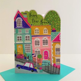 Rachel Ellen Happy New Home Card Houses Car