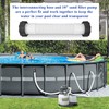 Shuisen Pool Sand Filter Pump Hose 10 Inch Compatible with