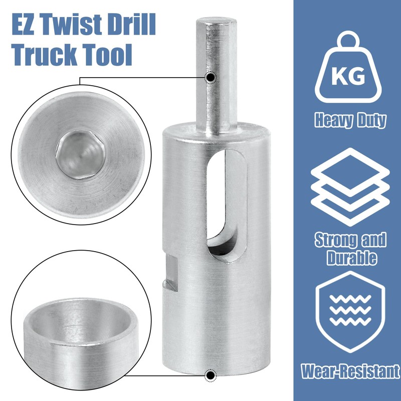 EZ Twist Fence Ties 11 Gauge Drill Chuck Tool for
