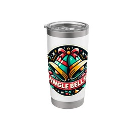 Jingle Bells Christmas Carols Xmas Holiday Music Choir Stainless Steel Insulated Tumbler