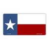 License Plate, Metal Vanity Tag, Texas State Flag, Lone Star,